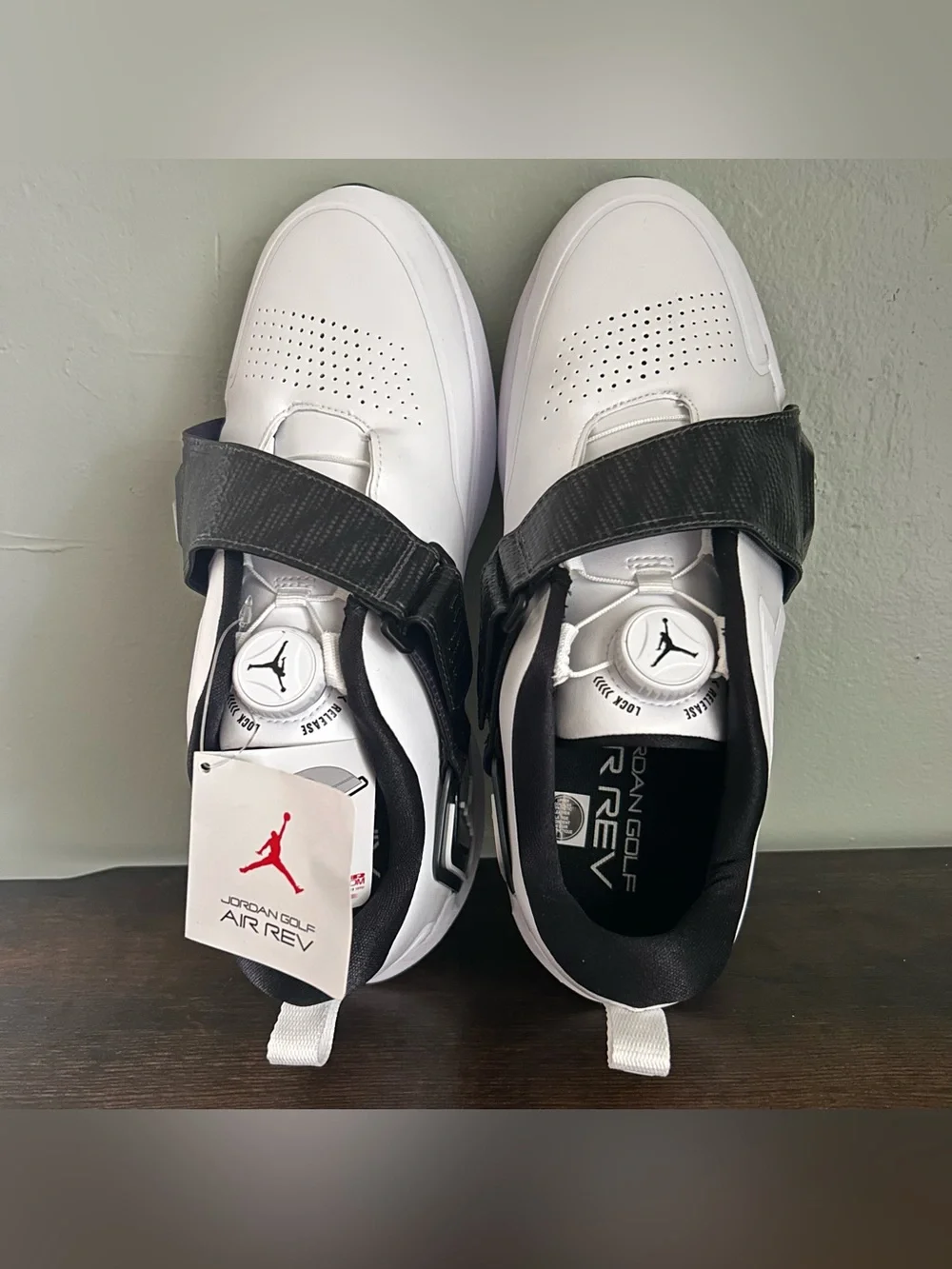 Jordan Air Rev BOA Golf Shoes White Mens Size 8.5 FV6338-103